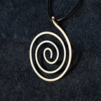 Brass Spiral - Pendant