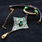 Diamond Form Pendant - Necklace
