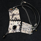 Diamond Form Collage - Silver - Necklace