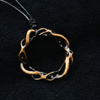 Hollow Wheel Brass - Pendant
