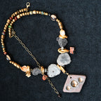 Copper-Wired Clay - Necklace