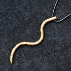 Brass S-Curve - Pendant