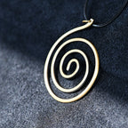 Brass Spiral - Pendant