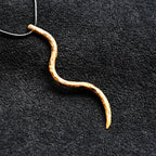 Brass S-Curve - Pendant