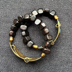 Bronze Fragments - Single Wrap Bracelet