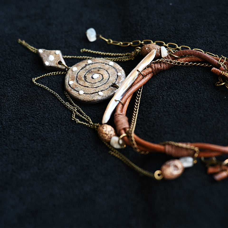 Wheel Pendant - Necklace