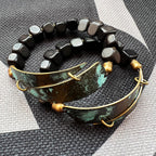 Bronze Fragments - Single Wrap Bracelet