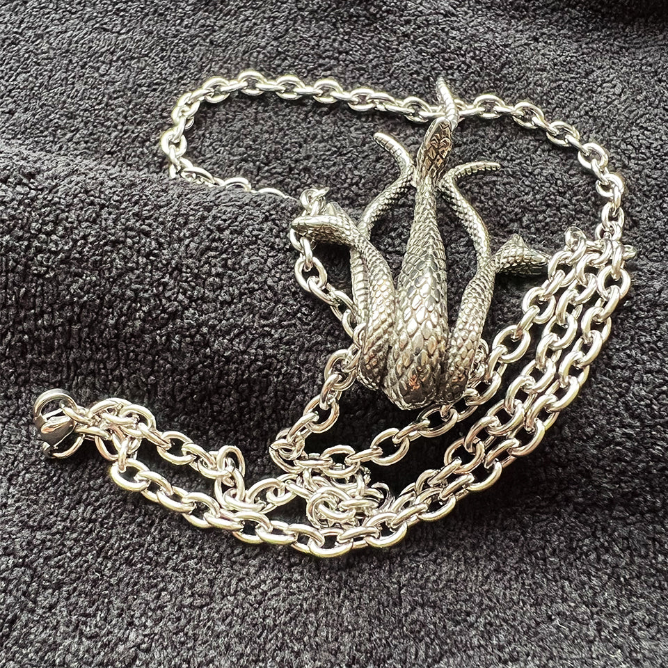 Three-Headed Serpent - Necklace