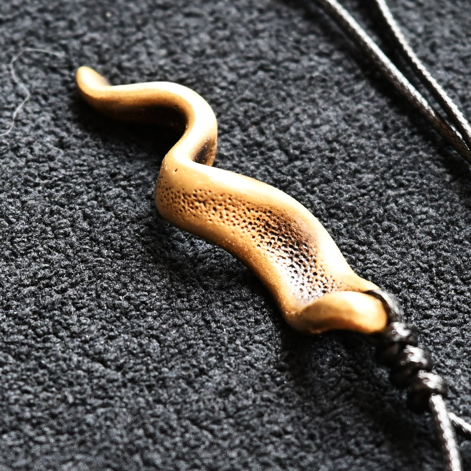 Willow Leaf Brass - Pendant