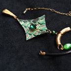 Diamond Form Pendant - Necklace
