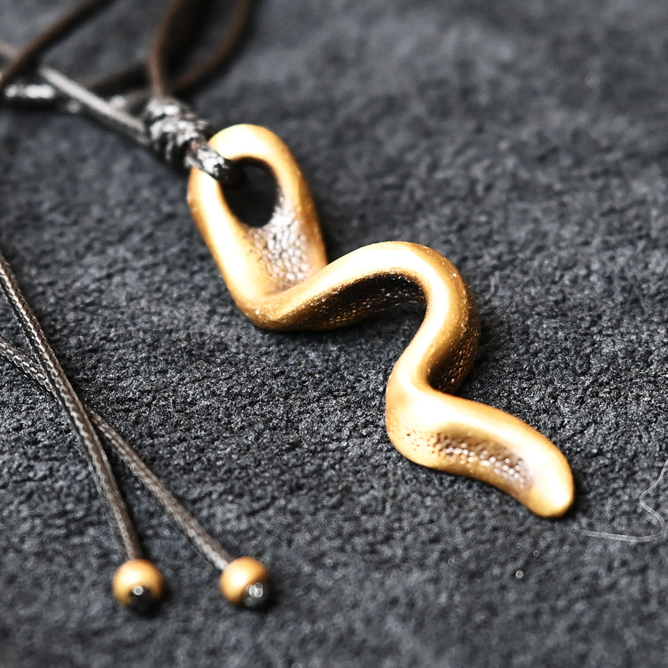 Willow Leaf Brass - Pendant