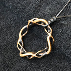 Hollow Wheel Brass - Pendant