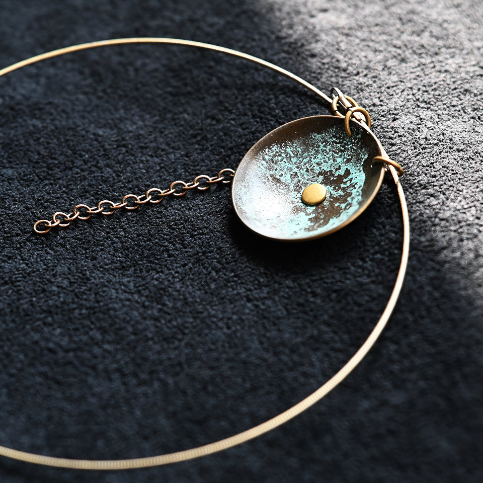 Bronze Plate - Pendant
