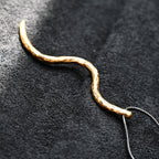 Brass S-Curve - Pendant