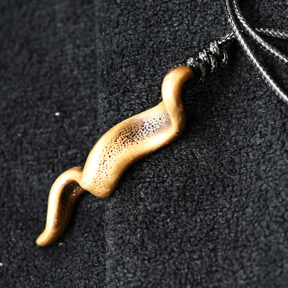 Willow Leaf Brass - Pendant