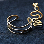 Horizontal Brass Wave - Bracelet横向水纹