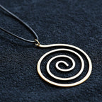 Brass Spiral - Pendant