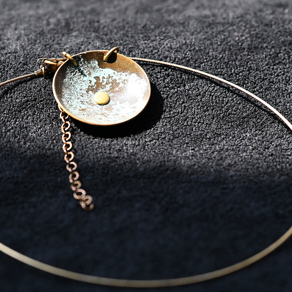 Bronze Plate - Pendant
