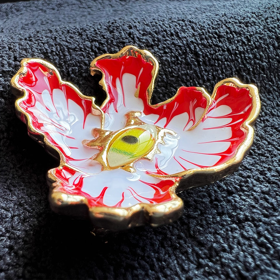 Blood Moon Flower - Brooch