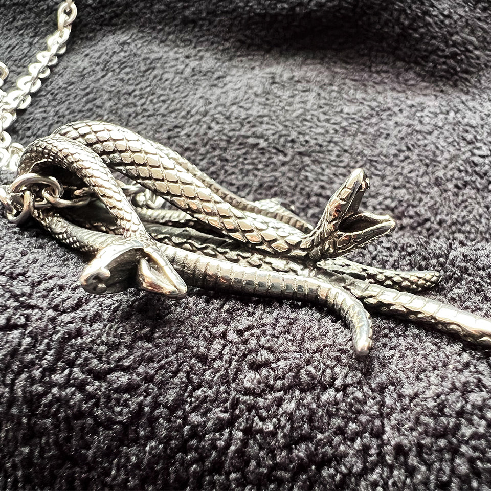 Three-Headed Serpent - Necklace