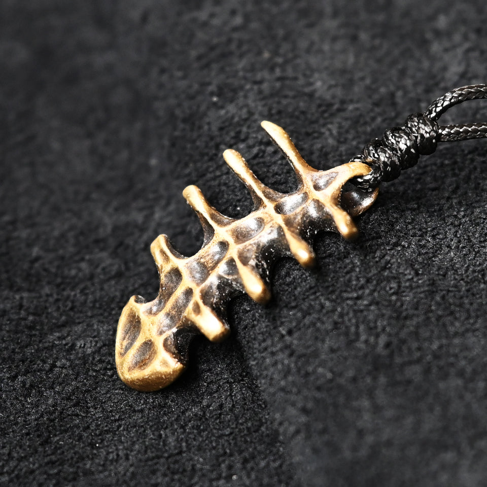 Fishbone Brass - Anhänger