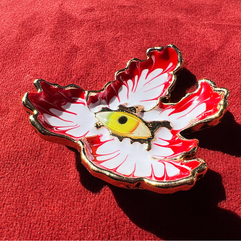 Blood Moon Flower - Brooch