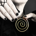 Brass Spiral - Pendant