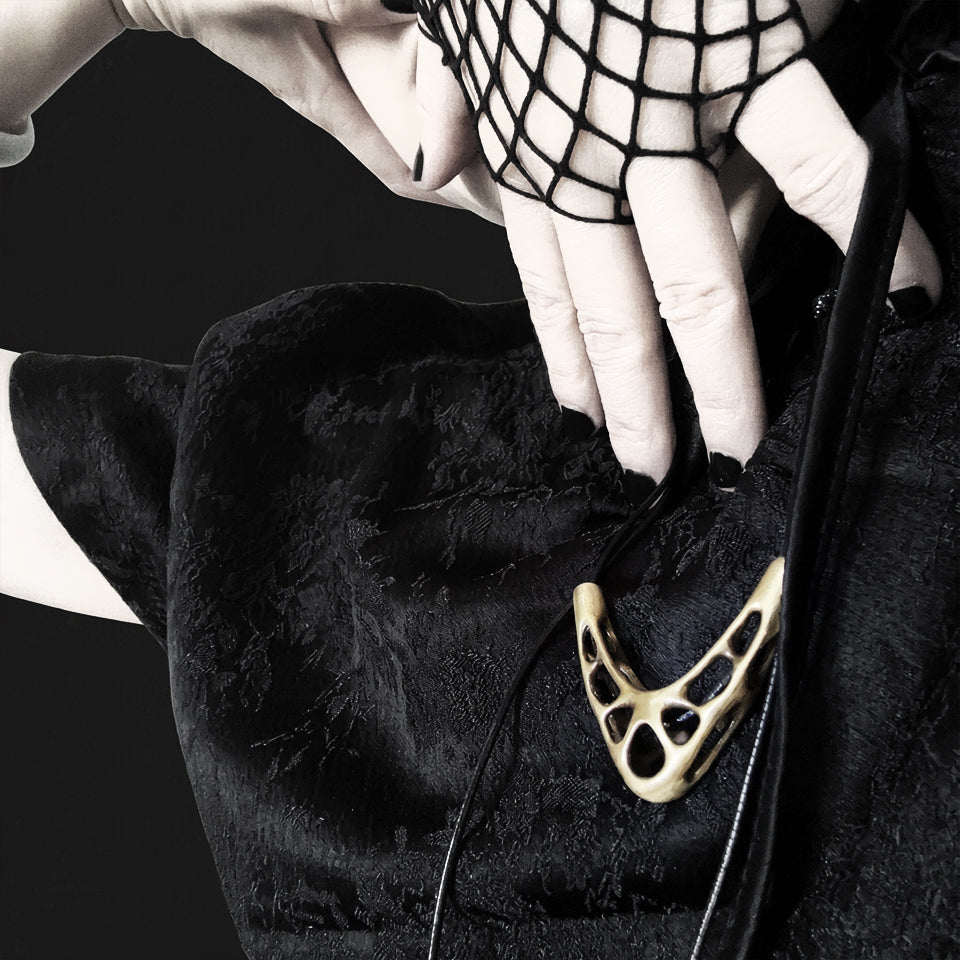 V-Shaped Brass - Pendant