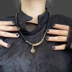 Cracked Brass - Triple Wrap Bracelet