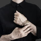 Horizontal Brass Wave - Bracelet横向水纹