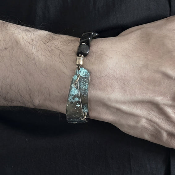 Bronze Fragments - Single Wrap Bracelet