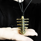 Fishbone Brass - Pendant